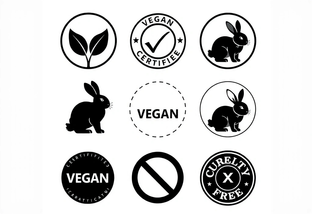 Vegan and cruelty-free symbols